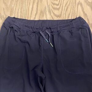 lululemon athletica Navy Blue Joggers with Blue Accents
